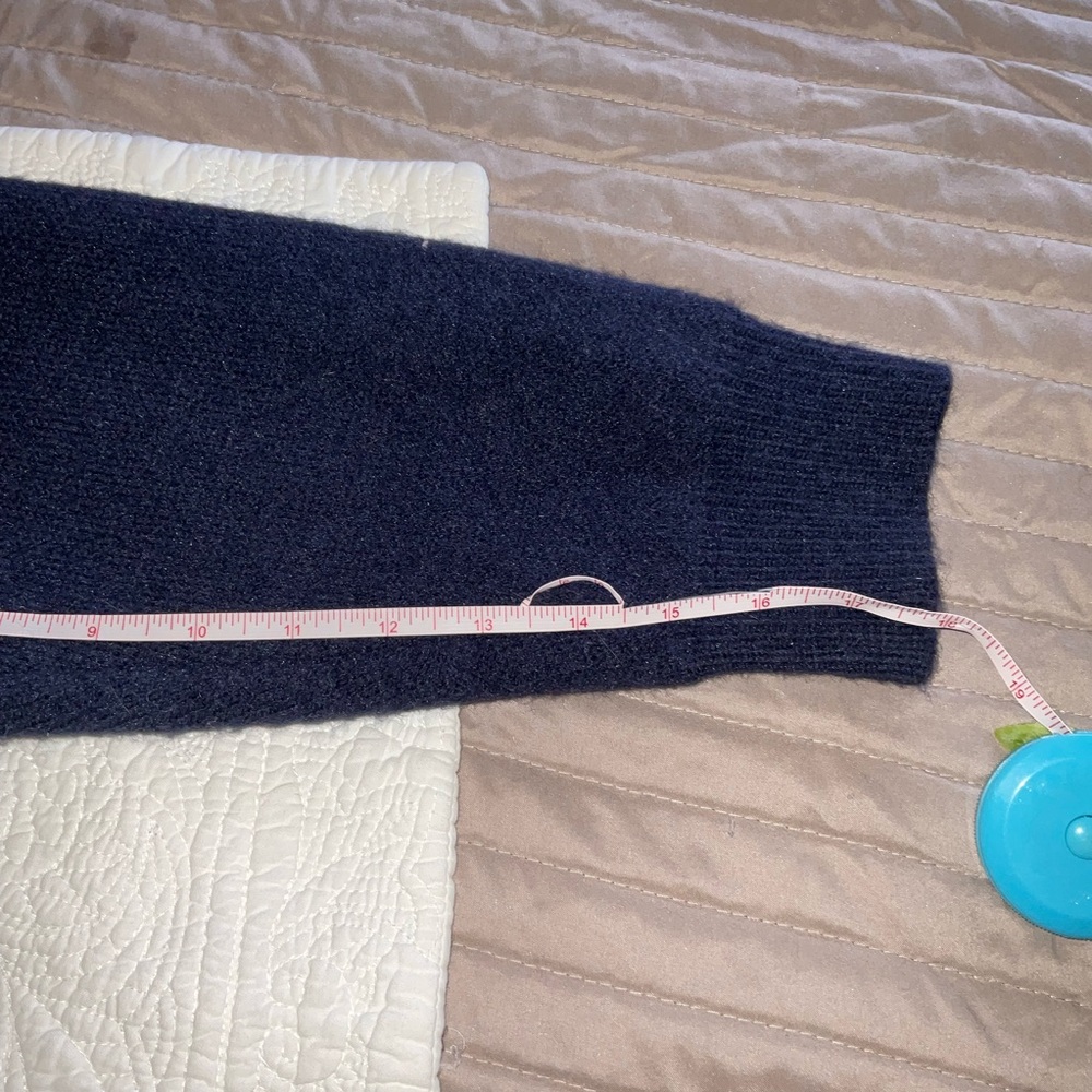 Navy Cardigan with Dog Patterns - Picture 6 of 7